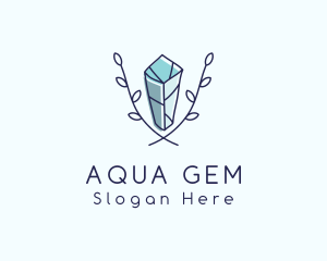 Premium Crystal Gem logo design