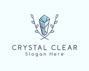 Premium Crystal Gem logo design