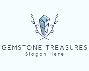 Premium Crystal Gem logo design