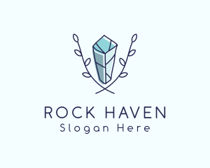 Premium Crystal Gem logo design