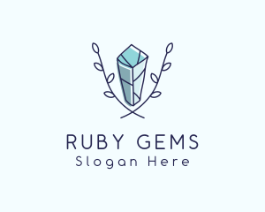 Premium Crystal Gem logo design