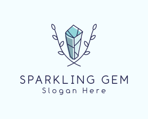 Premium Crystal Gem logo design