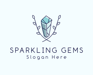 Premium Crystal Gem logo design