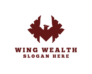 Falcon Bird Wings logo design