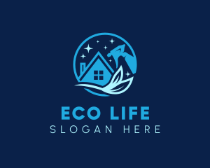 Eco Clean House logo design