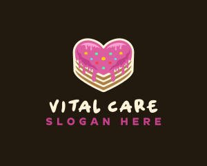 Delicious Heart Cake logo