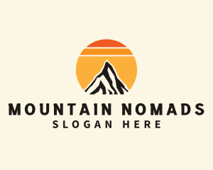 Mountain Peak Trekking logo design