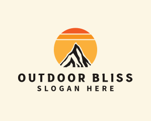 Mountain Peak Trekking logo design