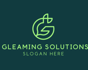 Green Environmental Letter G logo design