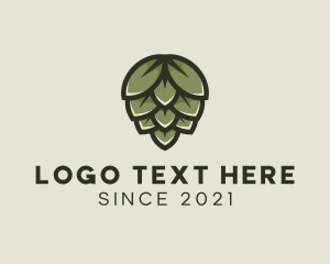 Beer Hops Plant logo