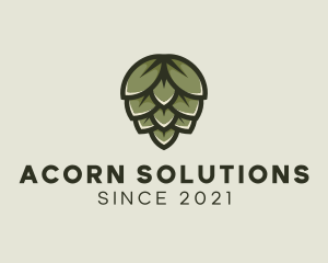 Beer Hops Plant logo design