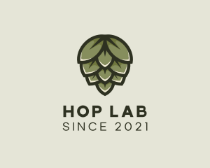 Beer Hops Plant logo