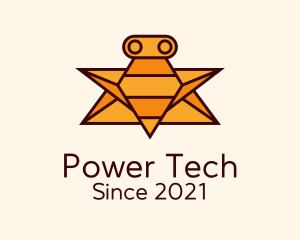 Geometric Bee Robot logo