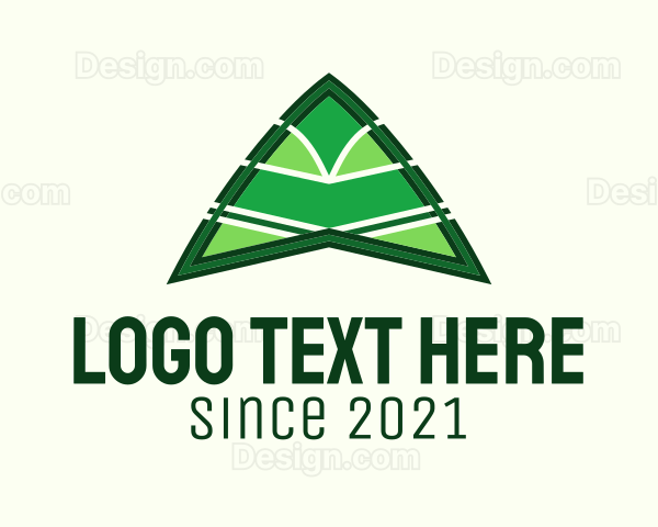 Modern Camping Tent Logo