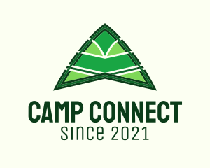 Modern Camping Tent  logo design