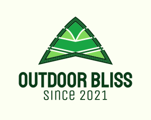 Modern Camping Tent  logo design