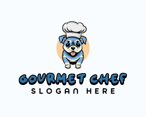 Cute Chef Puppy logo design