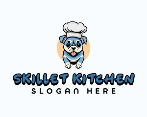 Cute Chef Puppy logo design