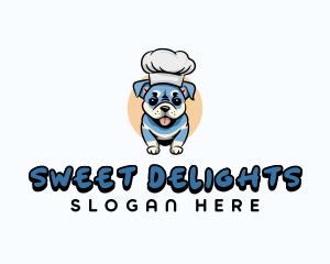 Cute Chef Puppy logo design