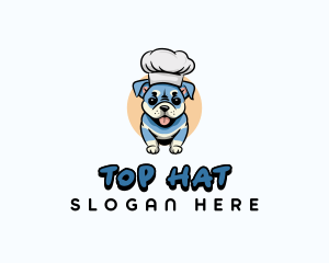 Cute Chef Puppy logo design