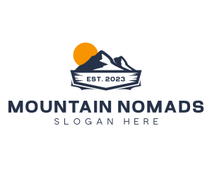 Adventure Mountain Hiking logo design