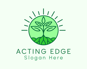 Farming Plant Cultivation logo design