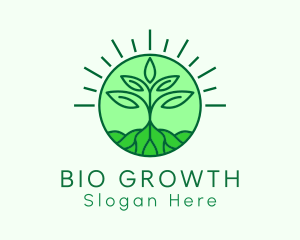 Farming Plant Cultivation logo design