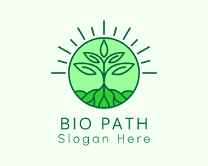 Farming Plant Cultivation logo design