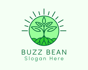 Farming Plant Cultivation logo design