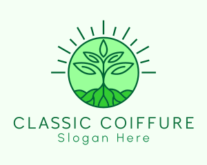 Farming Plant Cultivation logo design