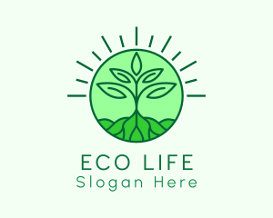 Farming Plant Cultivation logo design