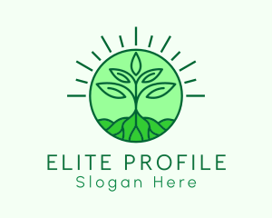 Farming Plant Cultivation logo design