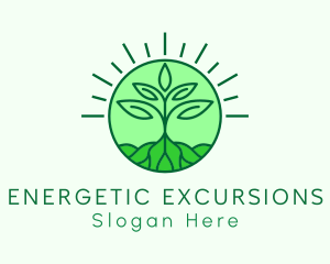 Farming Plant Cultivation logo design