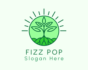 Farming Plant Cultivation logo design