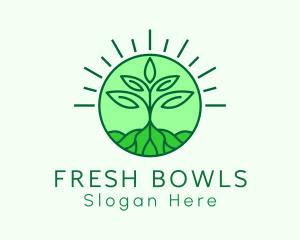 Farming Plant Cultivation logo design