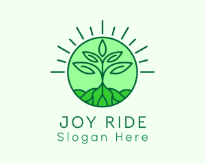 Farming Plant Cultivation logo design