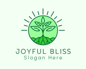 Farming Plant Cultivation logo design