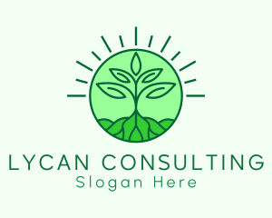 Farming Plant Cultivation logo design