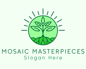 Farming Plant Cultivation logo design