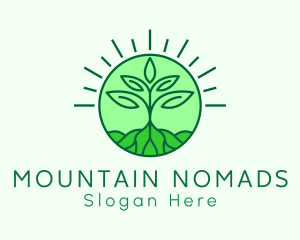 Farming Plant Cultivation logo design