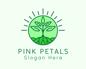 Farming Plant Cultivation logo design