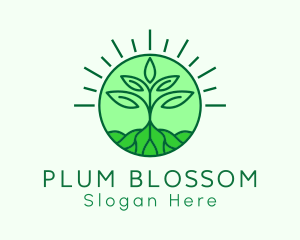 Farming Plant Cultivation logo design