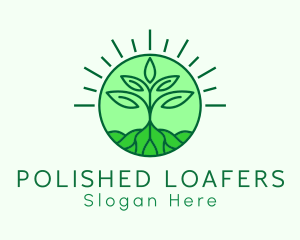 Farming Plant Cultivation logo design