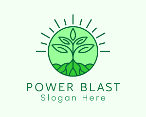 Farming Plant Cultivation logo design