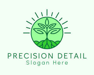 Farming Plant Cultivation logo design