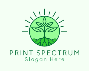 Farming Plant Cultivation logo design