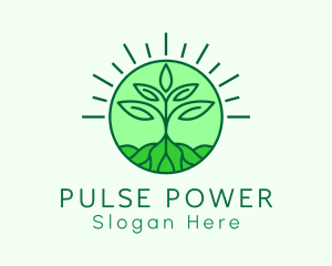 Farming Plant Cultivation logo design