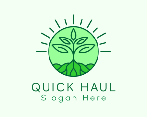 Farming Plant Cultivation logo design