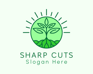 Farming Plant Cultivation logo design