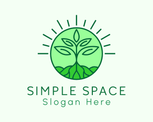 Farming Plant Cultivation logo design